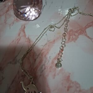 Silver Elephant Pendant Necklace - Women Accessories